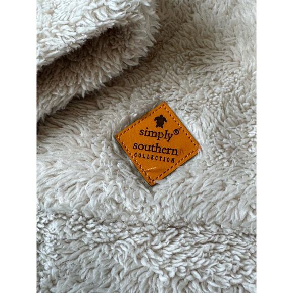 Simply Southern Sherpa 1/4 zip jacket/fleece, size Small - Picture 3 of 10